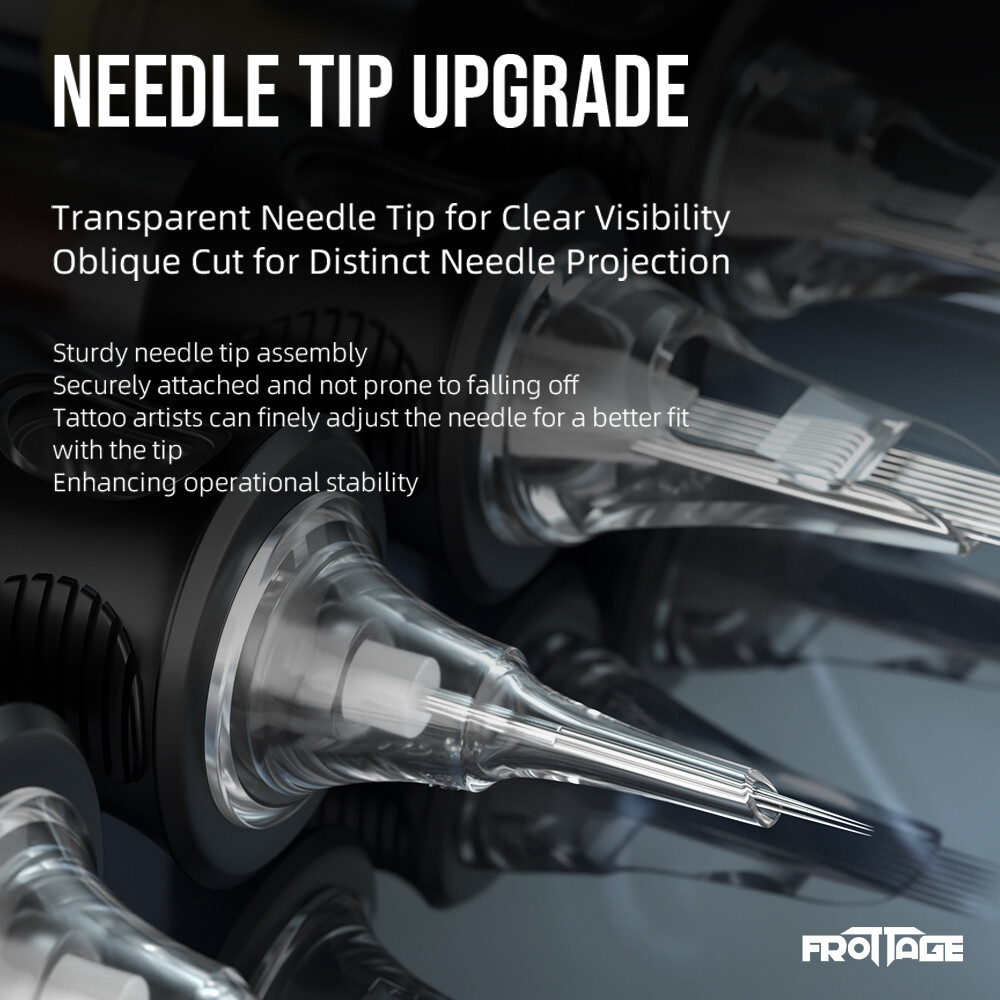 Finger-Safe 16 pcs Frottage Sterilized Disposable Tattoo Cartridge Needles