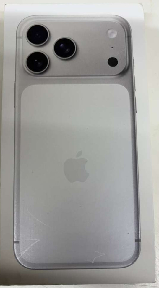 Original Apple iPhone 17 Pro Max Empty Box – Silver