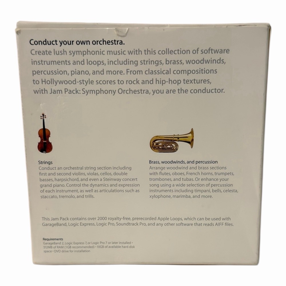 Apple GarageBand Jam Pack Symphony Orchestra