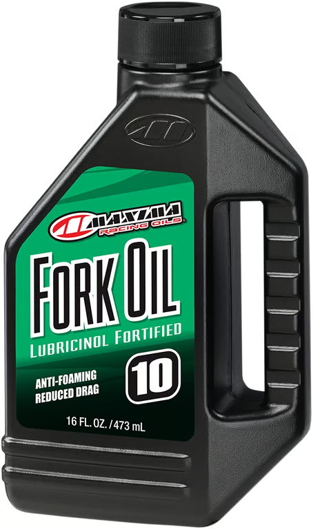 Maxima Fork Oil - 10WT - 16oz. Motorcycle ATV/UTV Street Bike Dirt Bike PWC