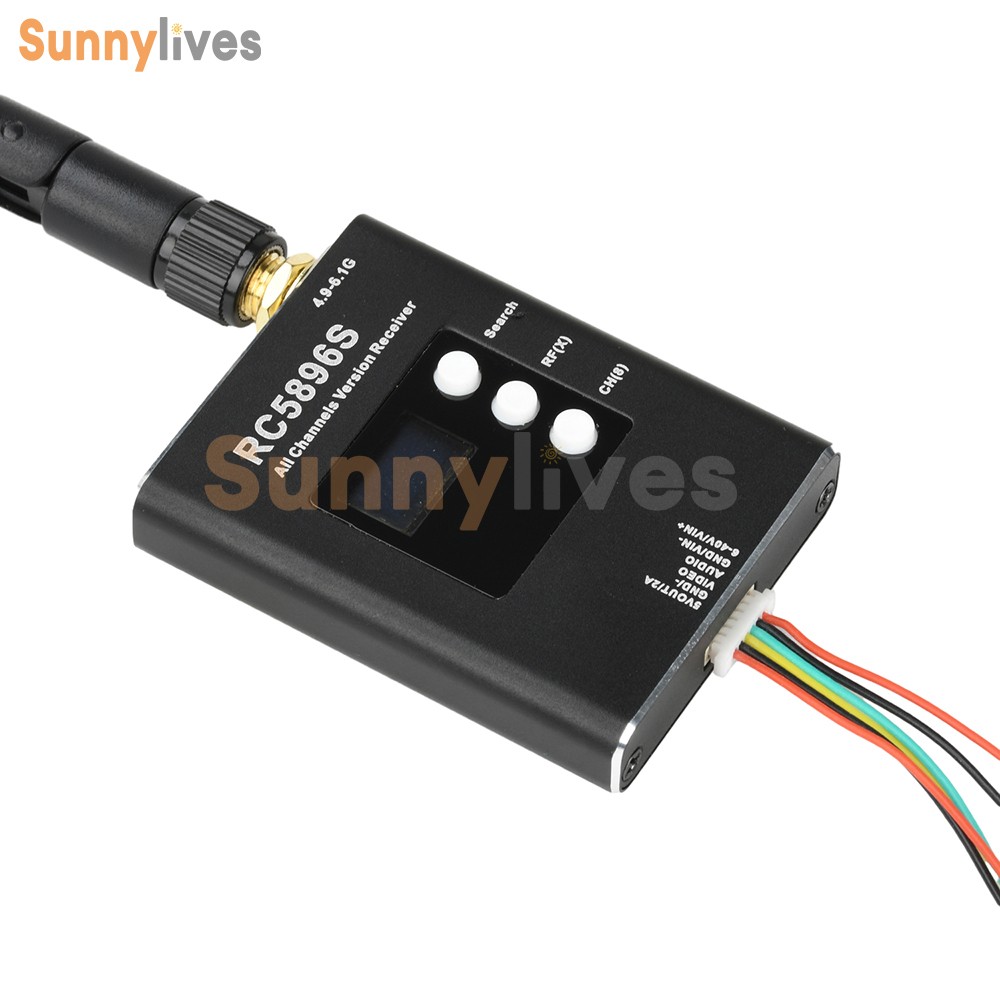 RC5896S Video Receiver Compatible 5.8G Image Transmission Receiver Transmitter