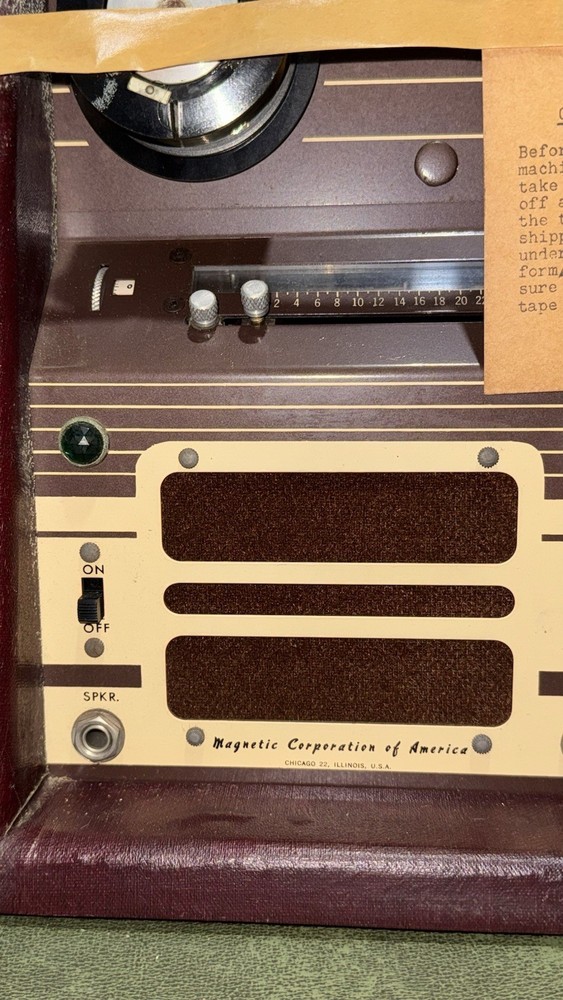 MCA DICTASCRIBER Wire Recorder