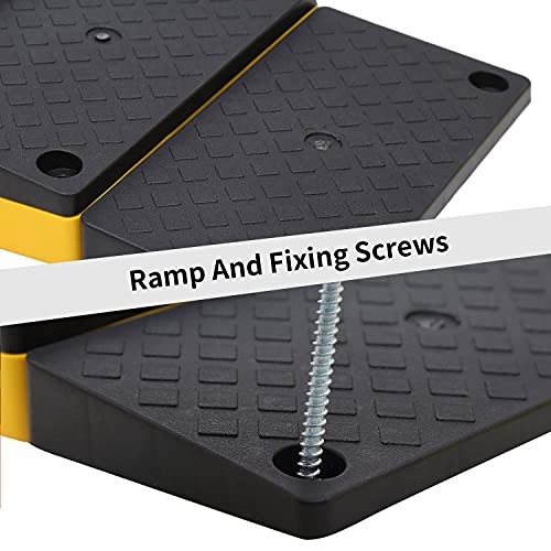 Homeon RV Leveling Blocks Ramp Design 9 Pack Interlocking Leveling Yellow+Black