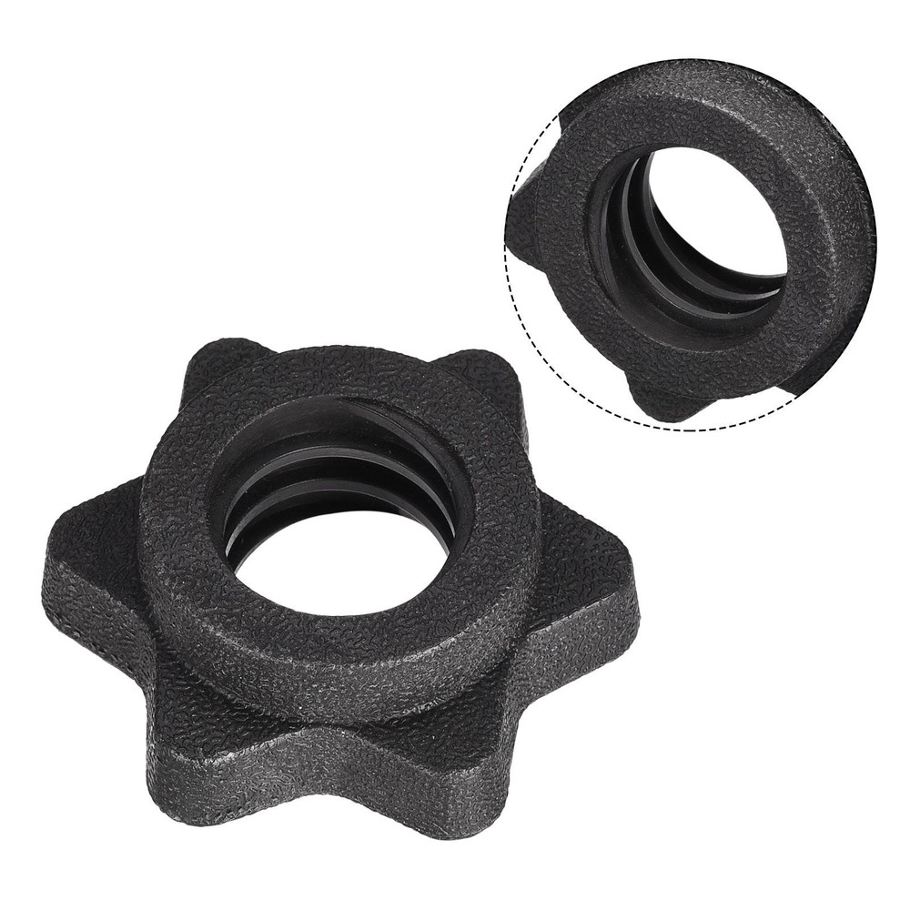 Hexagonal Handlebar Nut, 2pcs 25.4mm Plastic Non-Slip Rotation Block