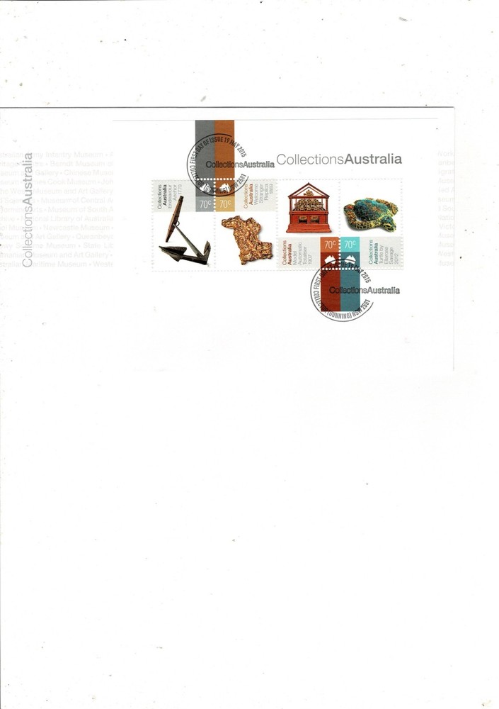 AUSTRALIA  2015 COLLECTIONS  AUSTRALIA FDC