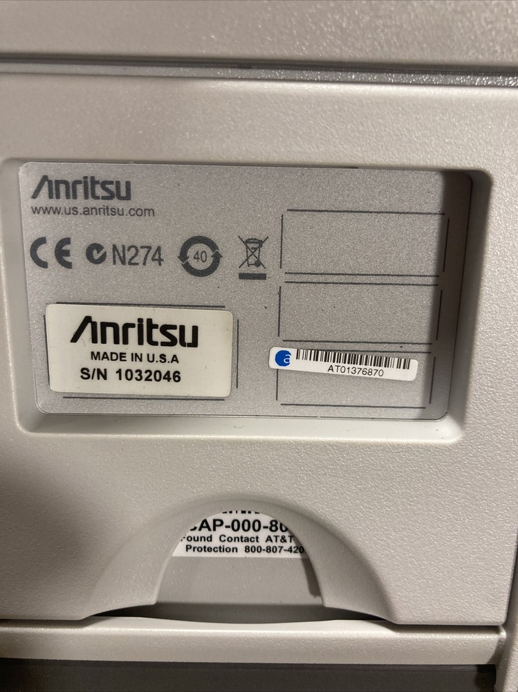 Anritsu S331E Site Master Certified By Anritsu