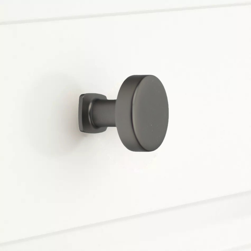 1-1/4 Inch Diameter (32mm) Flat Top Knobs, Manhattan Cabinet Knob.