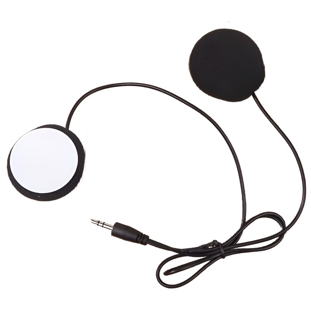 Motorcycle Helmet 3.5mm Intercom Interphone Soft Wire Headset Headphone Durable