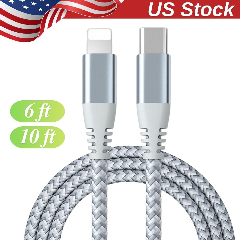 20W Type C to L Fast Charging Cable USB C Cord For iPhone 14 13 12 11 Pro Max XR