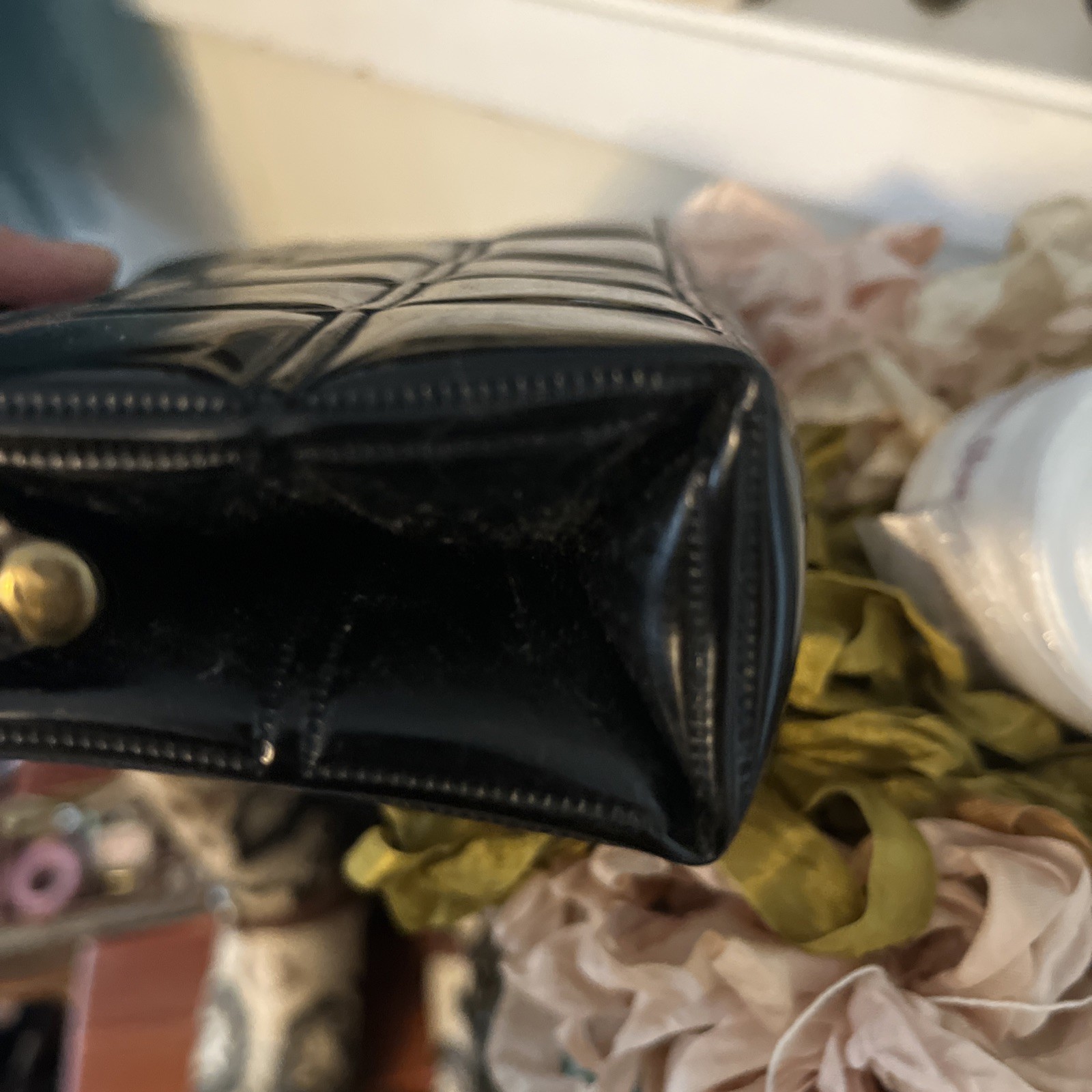 Fabulous Deco Antique Vintage Bagline of California clutch purse chocobar look