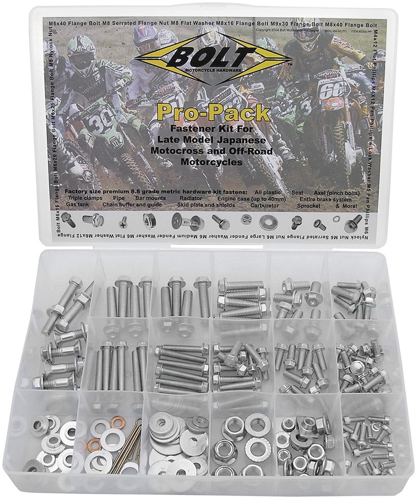 Bolt MC Hardware 2004-PP Japanese Pro-Pack