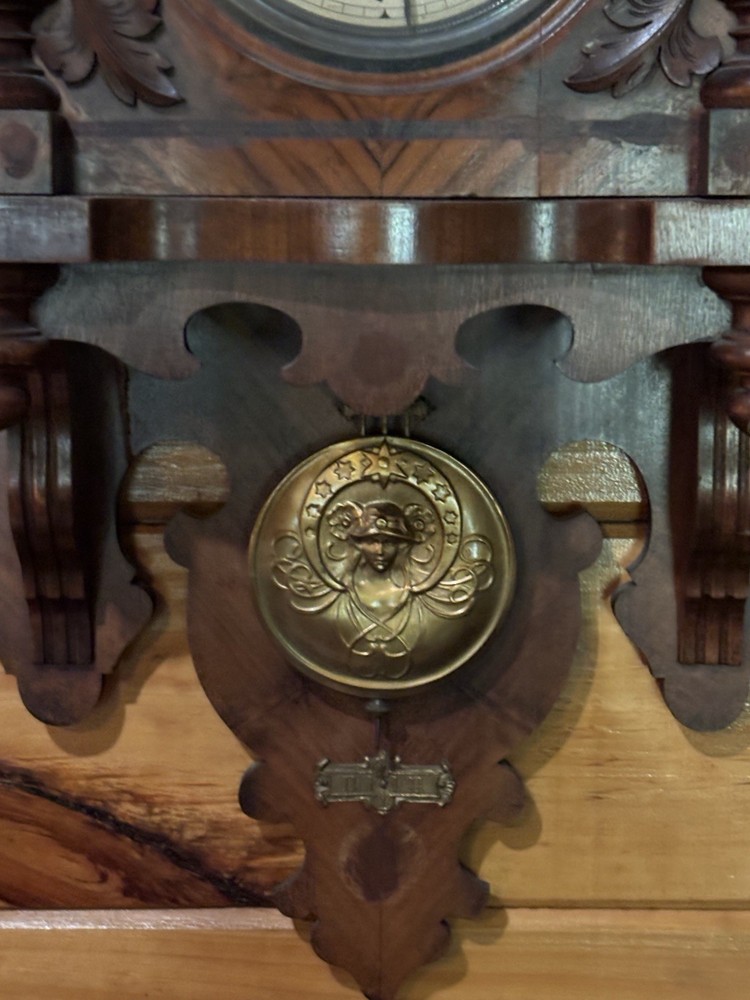 VINTAGE Antique Free Swing German Regulator Clock