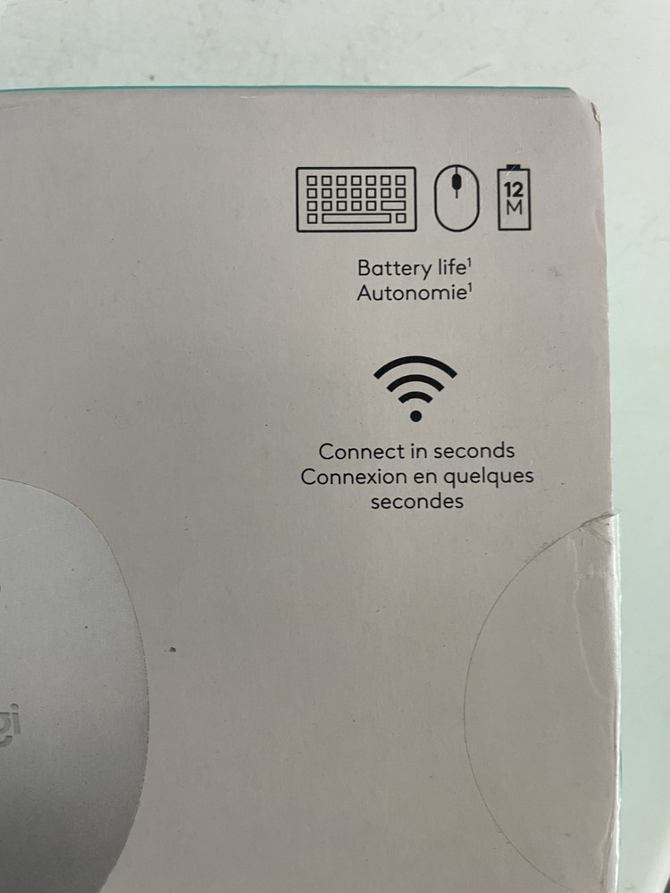 Logitech Bluetooth Compact Combo Wireless Keyboard & Mouse New