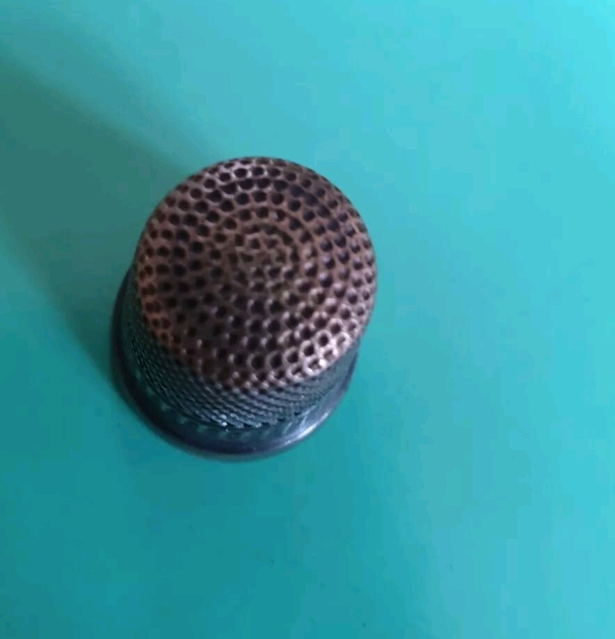 Antique Solid Silver Thimble Size 5 Charles Horner 2.3cm 5.3g