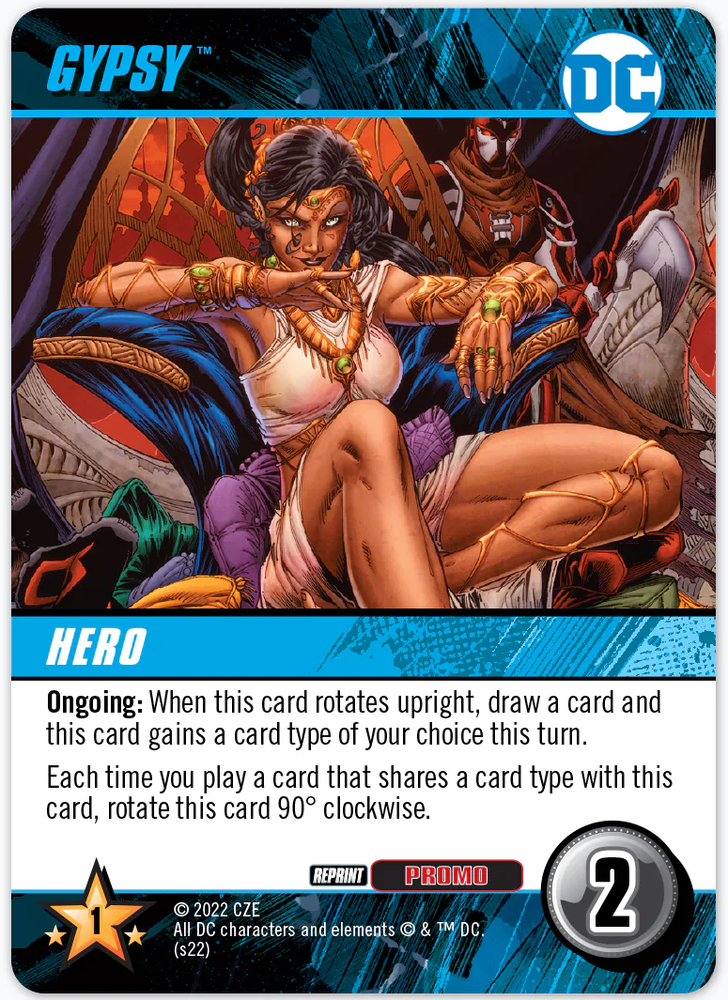 DC Deck-Building Game: Gypsy PROMO CARD