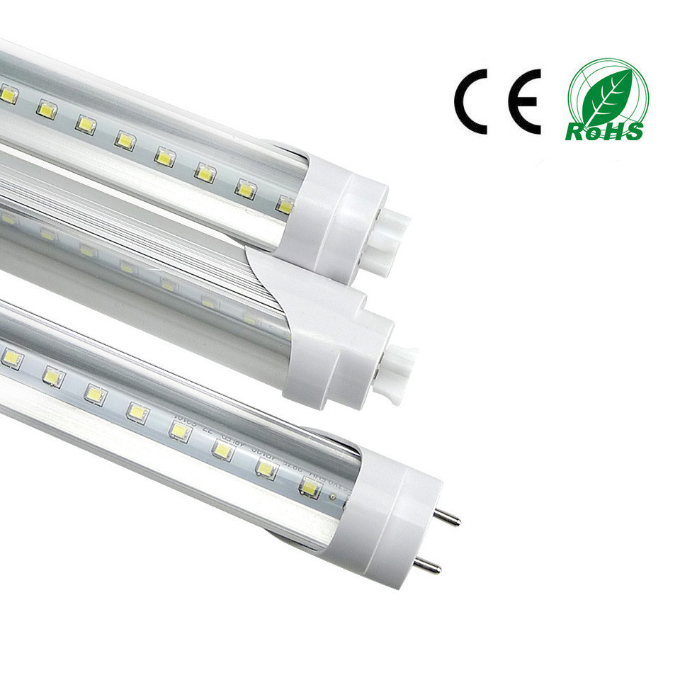 T8 4ft Fluorescent Light Bulb 48inch LED Replacement Tube Clear Milky No Ballast