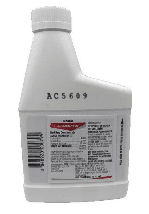 4 Bottles 13 oz each ~ CrossFire Bed Bug Control Kill Bedbugs & Eggs Cross Fire