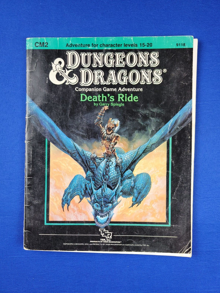 Death's Ride Adventure Module - Dungeons and Dragons CM2