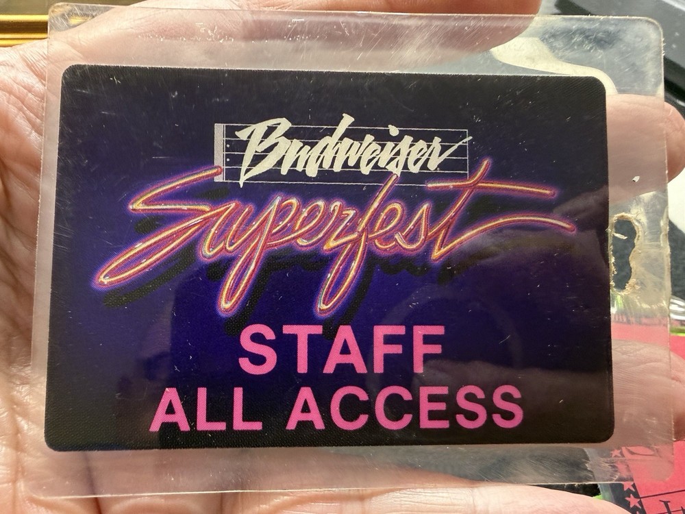 Atlantic Starr Backstage Passes Owned By Wayne Lewis & Barbara Weathers