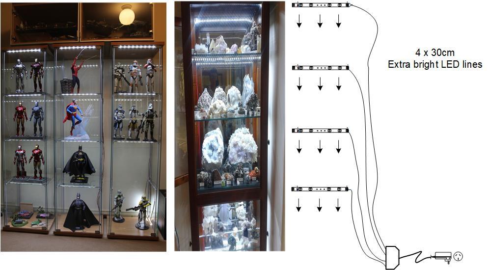 Lights for Glass Display Cabinet Cool White