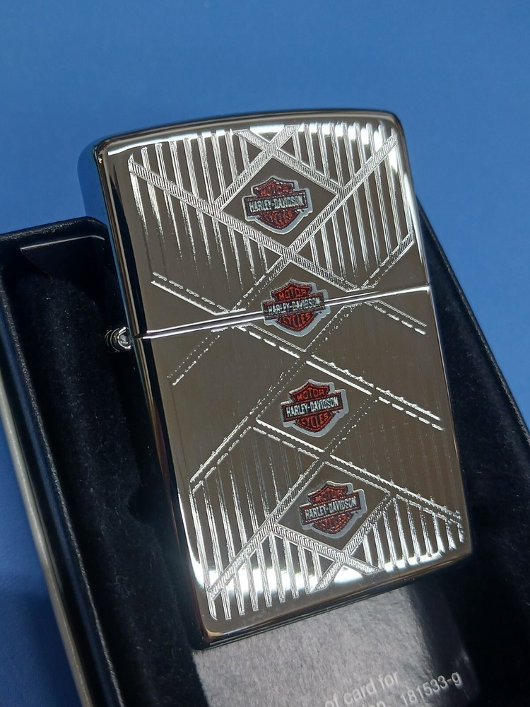 Zippo Haley-Davidson High Polish Chrome 28500