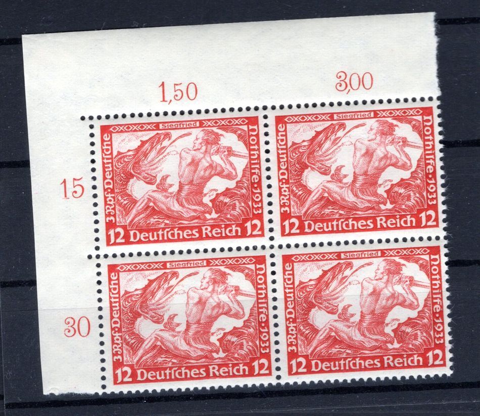 DR-3.Reich 504ER As ECKRAND-VB ** MNH POSTFRISCH (CA7540