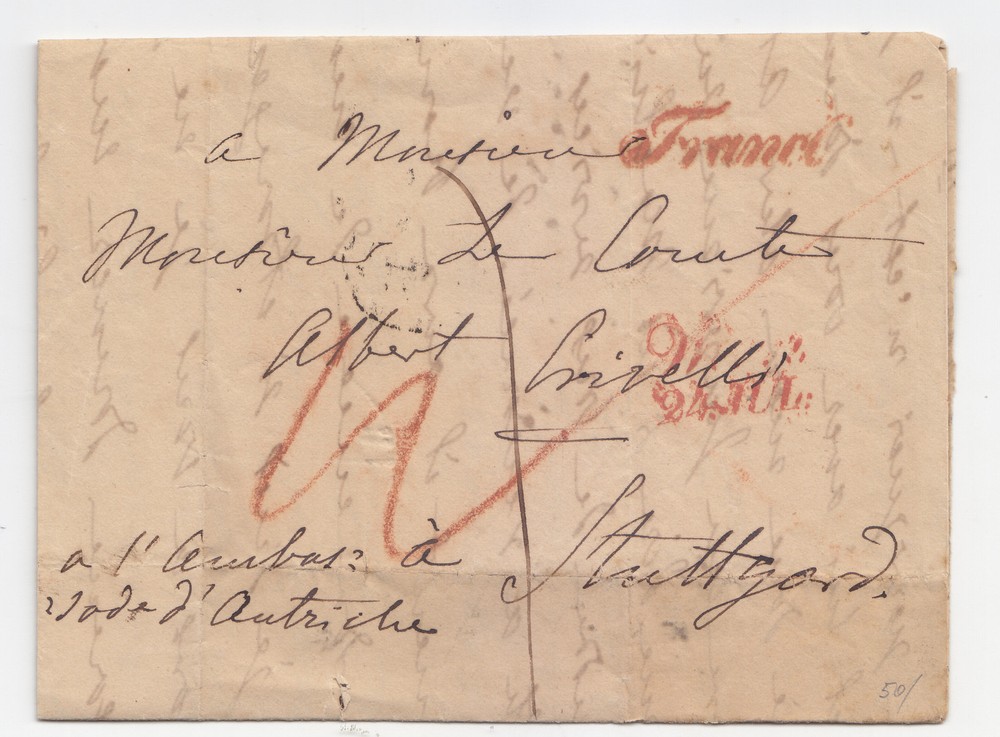 BB875-INCOMING Mail-Pref.wien For Stuttgard