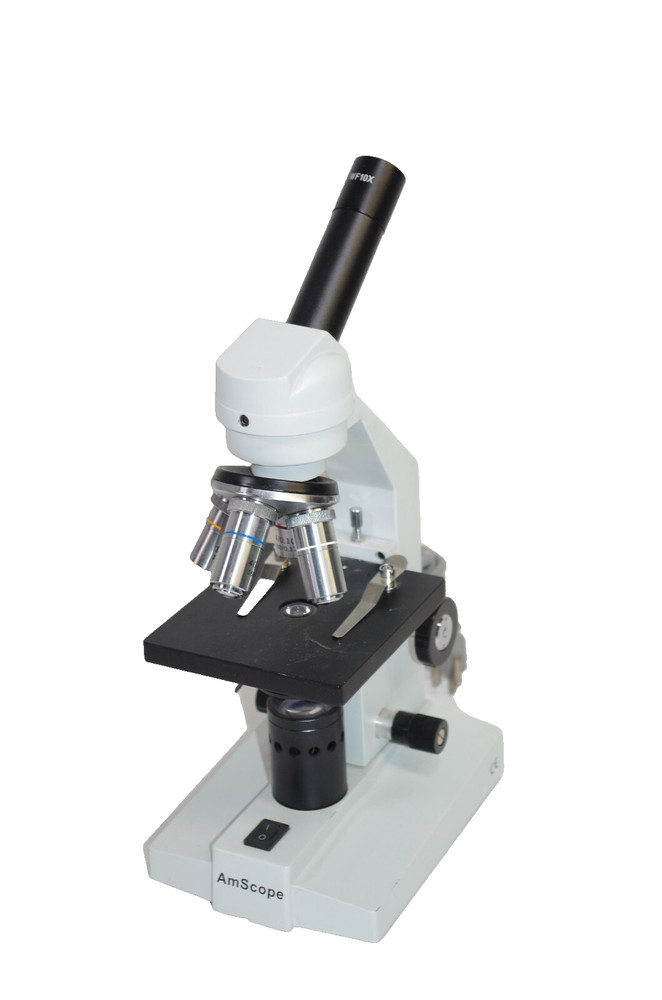 AmScope Microscope With WF10X Eyepiece Tested