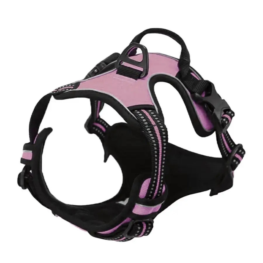 No Pull Dog Harness Front Clip Heavy Duty Reflective Easy Control Handle for