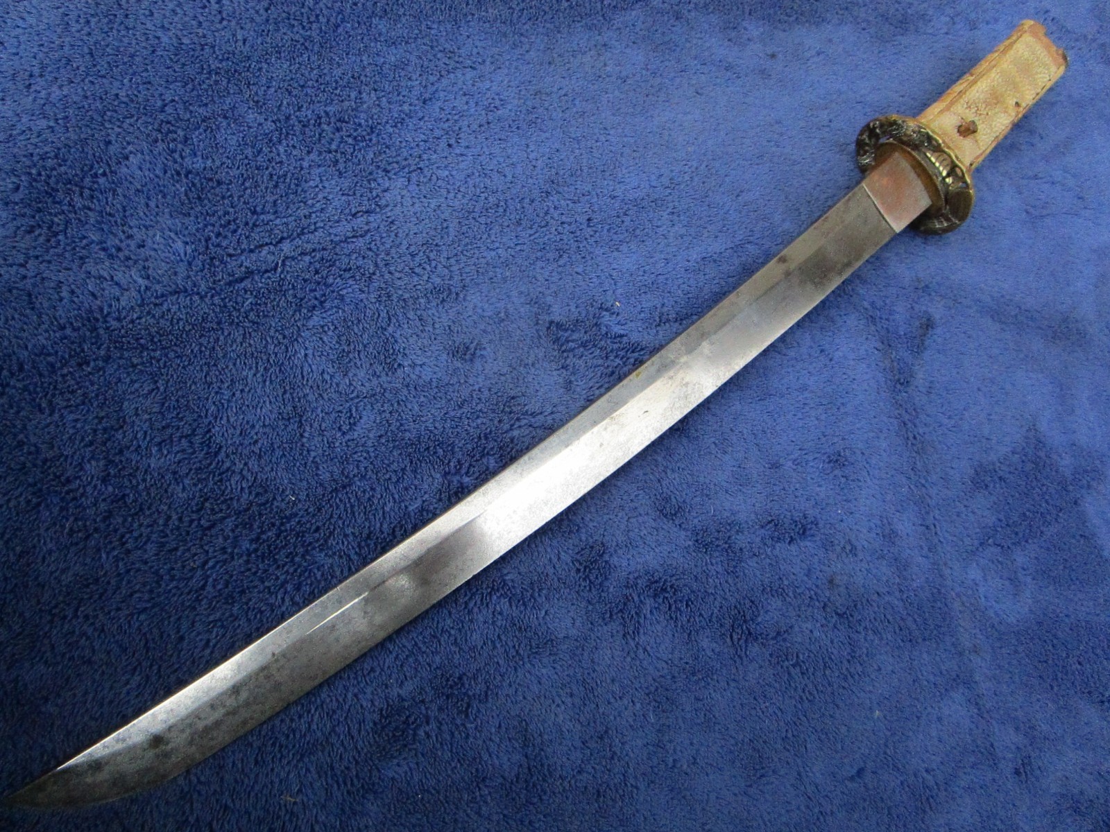 RARE ORIGINAL ANTIQUE JAPANESE SWORD TANTO WAKIZASHI DAGGER KATANA AND SCABBARD