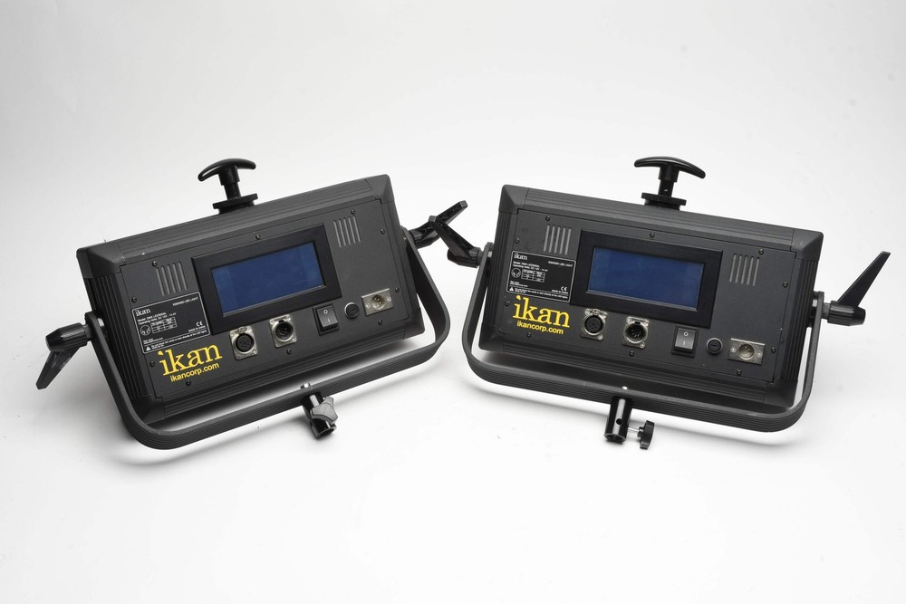 2X Ikan IDMX500 LED Lights, Chimera Diffusers, Case, Nice Kit!