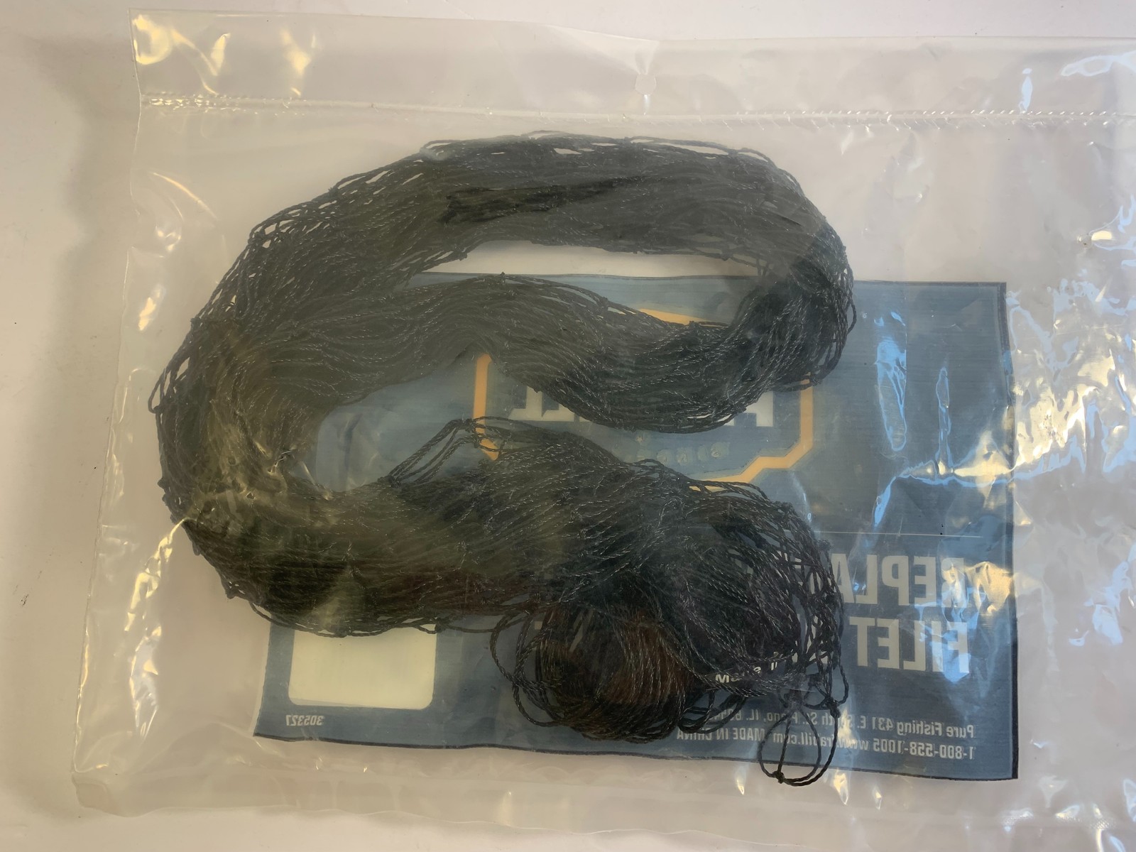 Frabill Replacement Fishing Net 30" Deep 1" Mesh Fits Up To 19" Hoops 305327