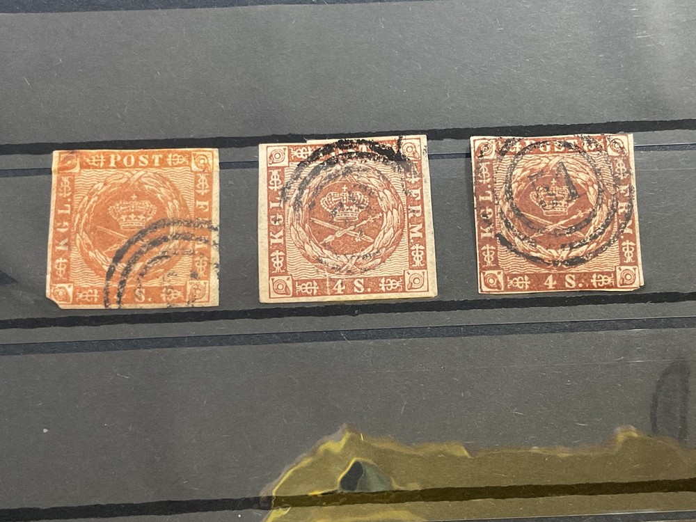 Denmark early used stamps  B3318