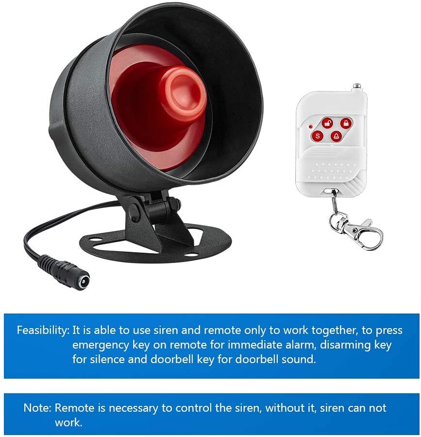 2PCS Wireless Remote Controller Mode for Home Security Standalone Alarm System