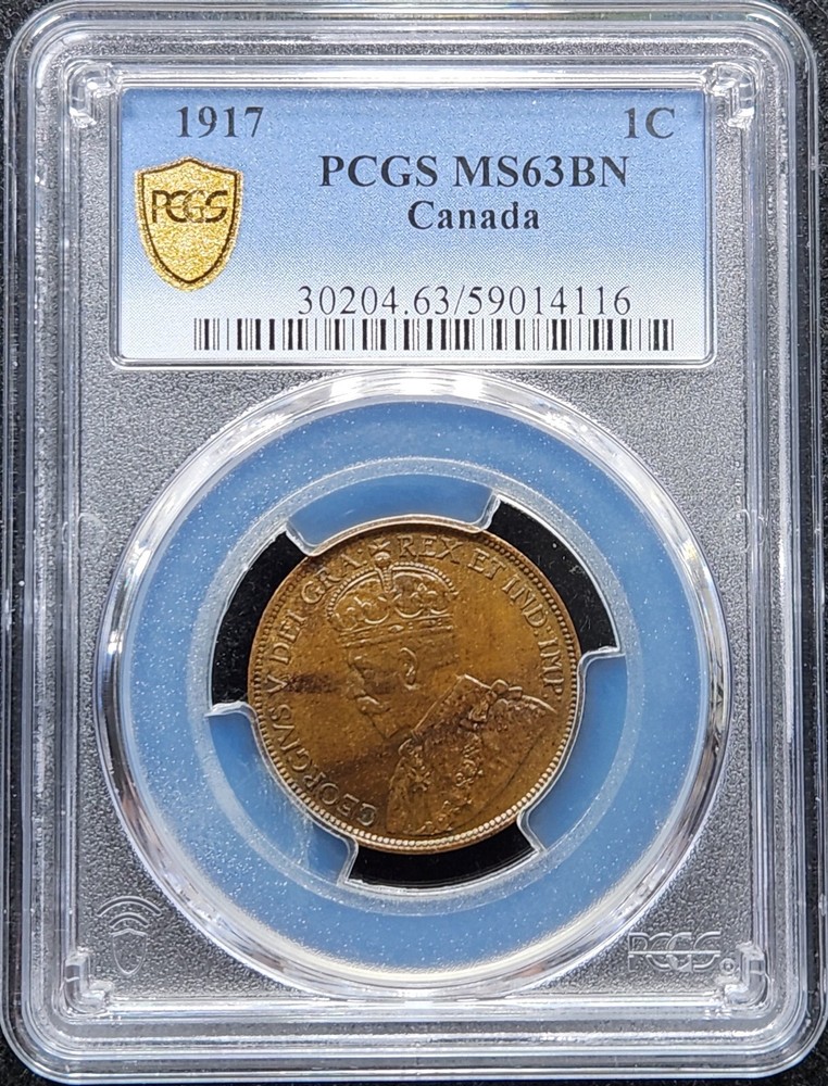 1917 Canada Large Cent | PCGS MS63BN