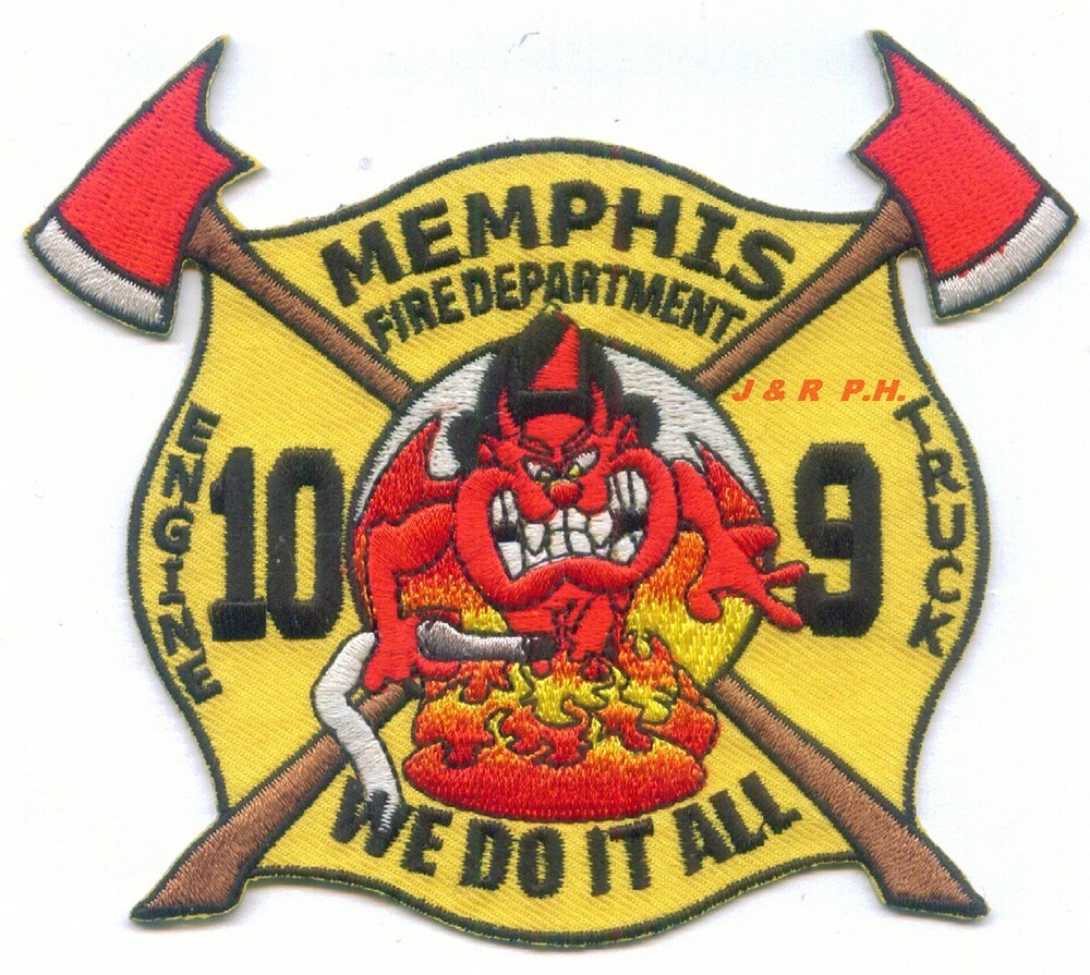 Memphis  Engine-10 / Tr-9  "We Do It All", TN (4.25" x 3.5" size) fire patch
