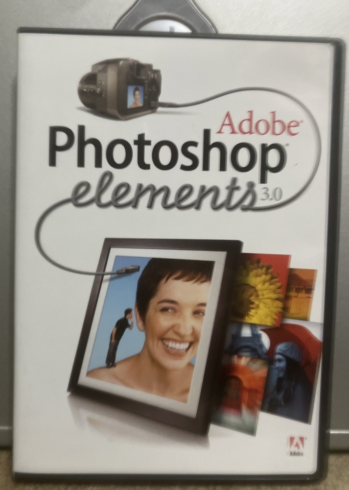 Adobe Photoshop Elements 3.0 w/ Serial Number
