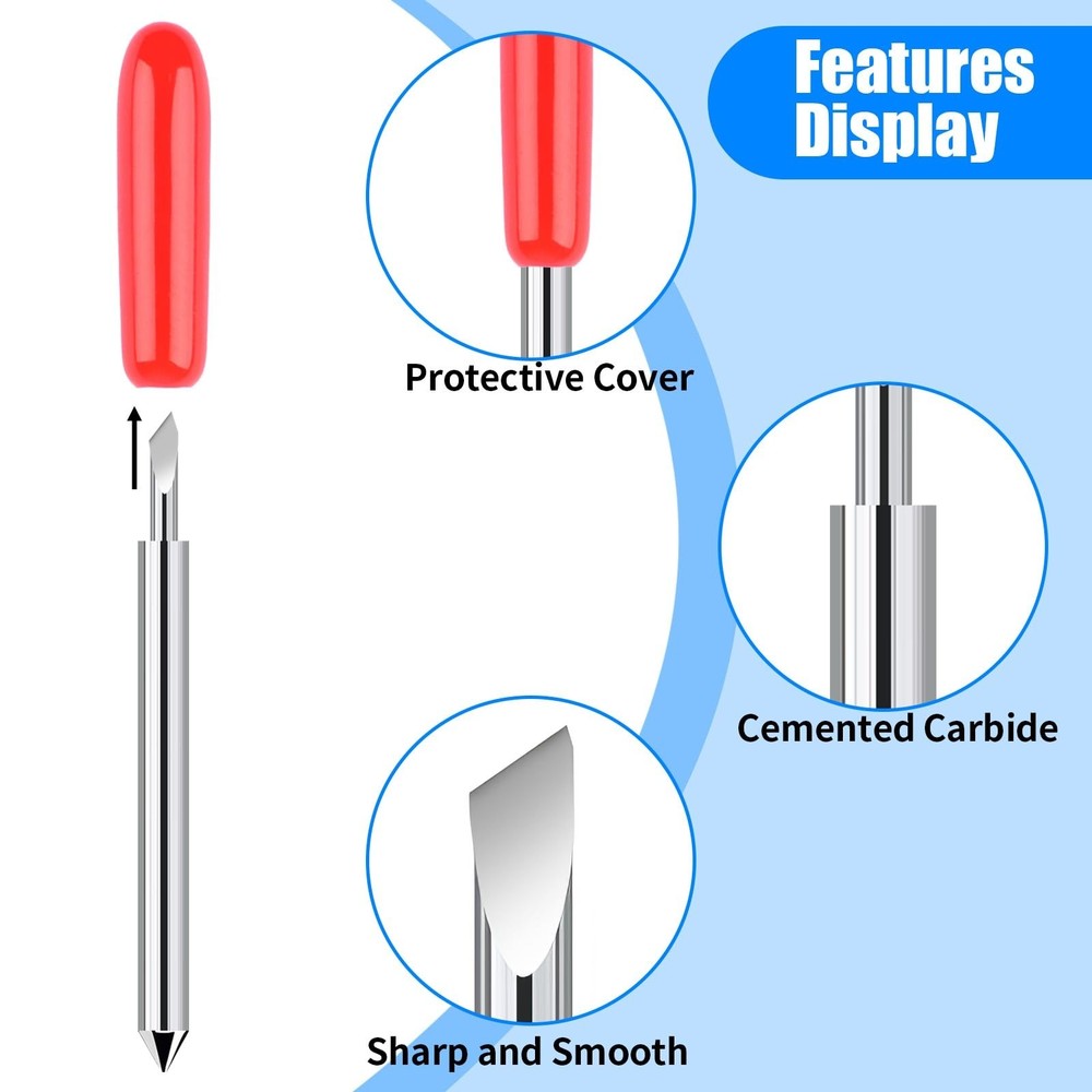 40 PCS Replacement Cutting Blades, Fine Point Blade Compatible with Explore A...