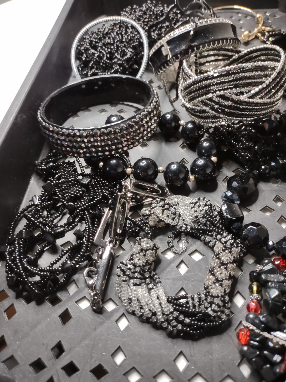 Lot Of Black / Dark Bracelets Black Bracelet Lot MLLAN