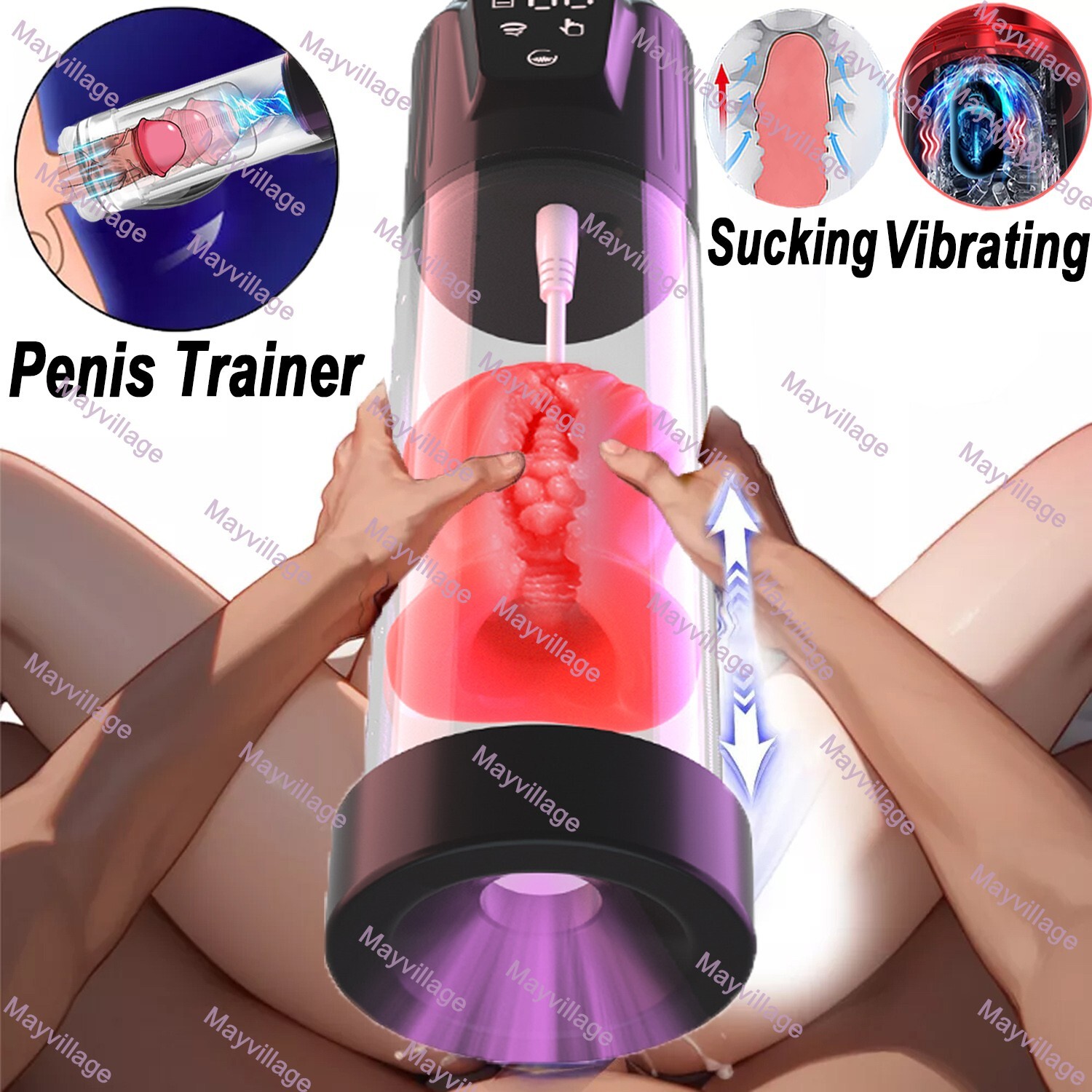 Electric Automatic Vacuum Penis Pump Enhancer Male Penis Enlarger Growth For ED