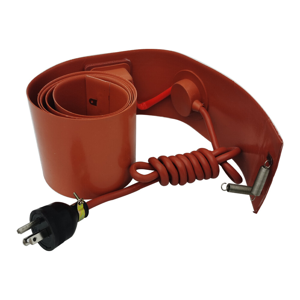 53 Gal/200L 110V Temperature Control Oil Drum Heater Thick 102*1778*1.8mm 750W