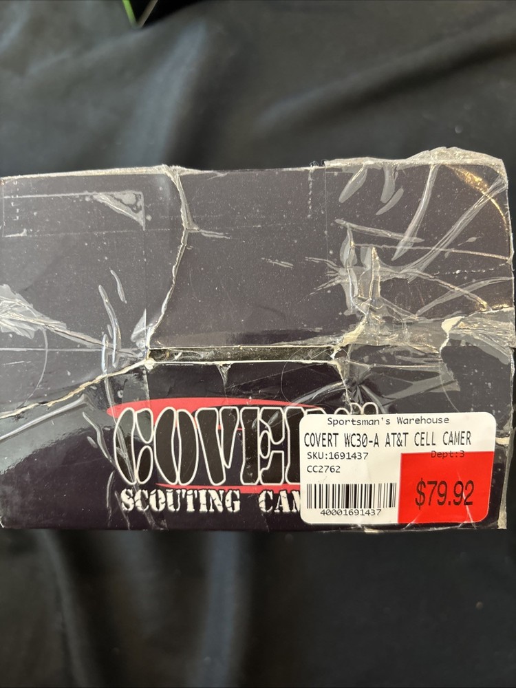 Covert WC30-A AT&T Cellular Scouting Camera - damaged packaging