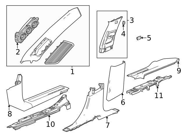 Genuine GM Support Bracket 85532074