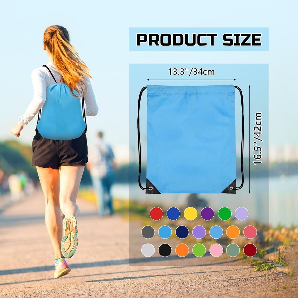 Drawstring Backpack Bulk 60 PCS, Bags String Multicolor