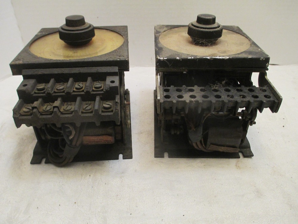 Lot of Two (2) MicroFlex Eagle Signal Timer Model 2 Vintage (untested)