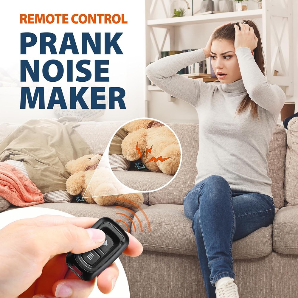 Cricket Noise Maker Prank with Remote Control,Hidden Black