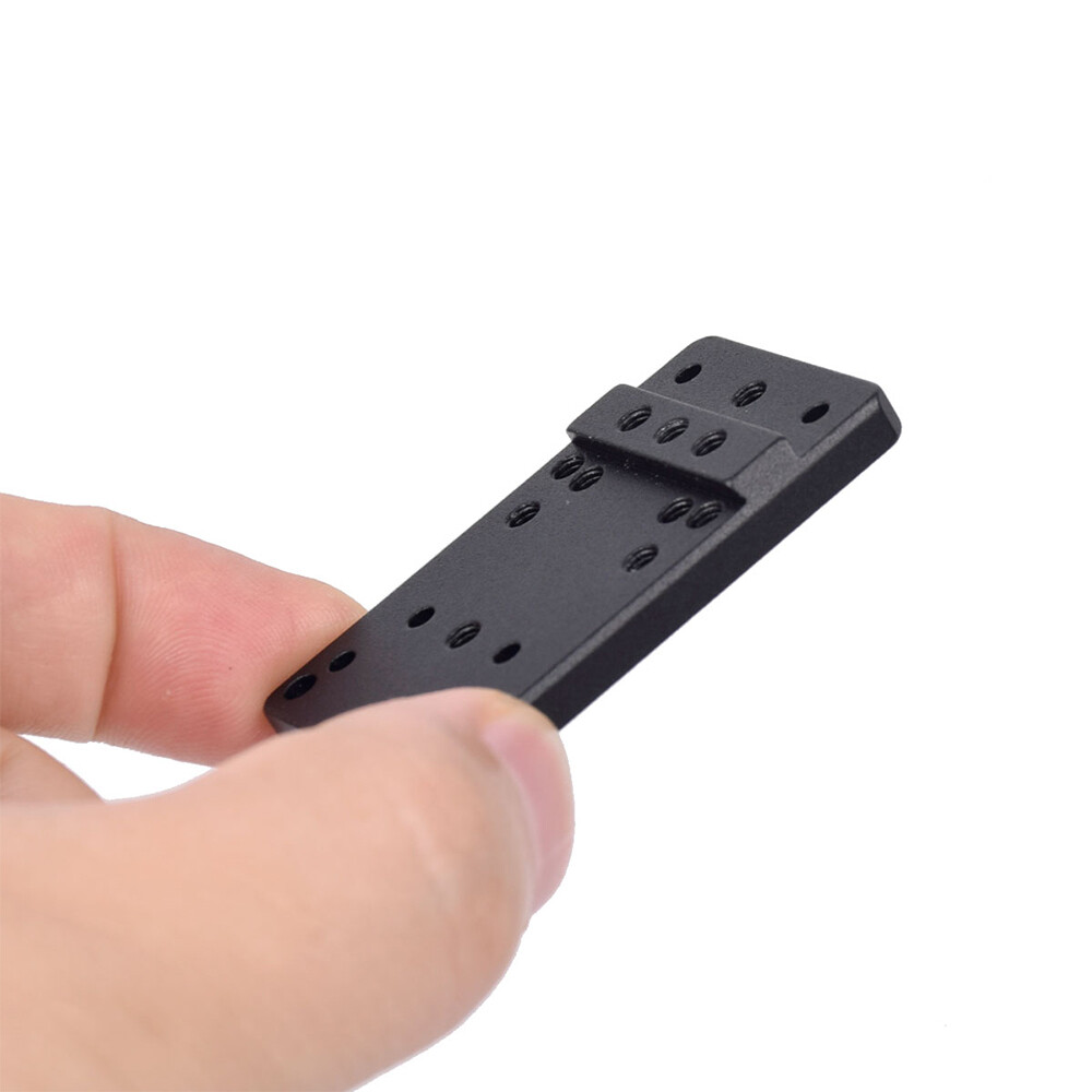 For Glock Universal Optic Mount Red Dot Sight Pistol Rear Sight Plate Base Mount