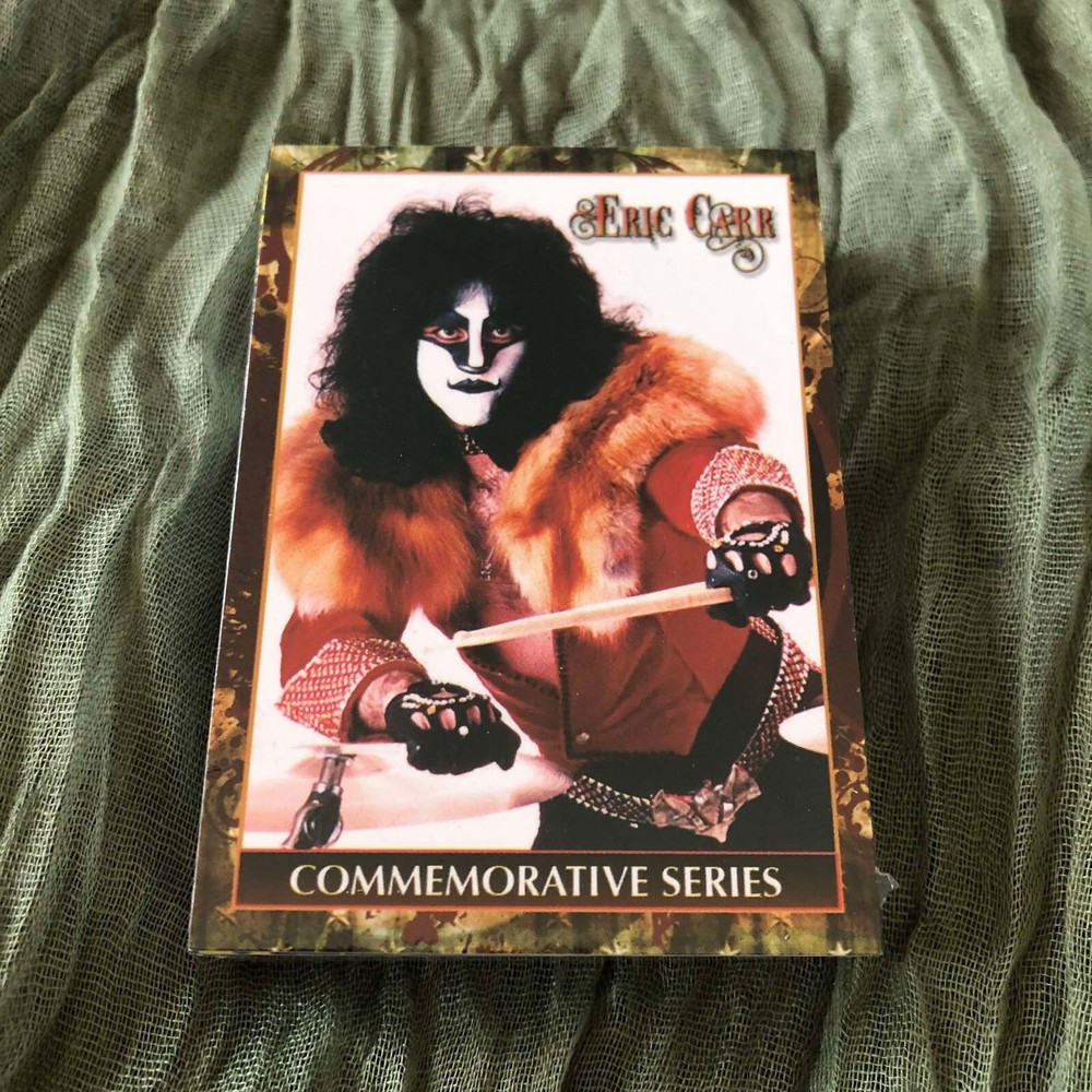 KISS - ERIC CARR Official Trading Cards 2012 " Unfinished Business " Series NOS!