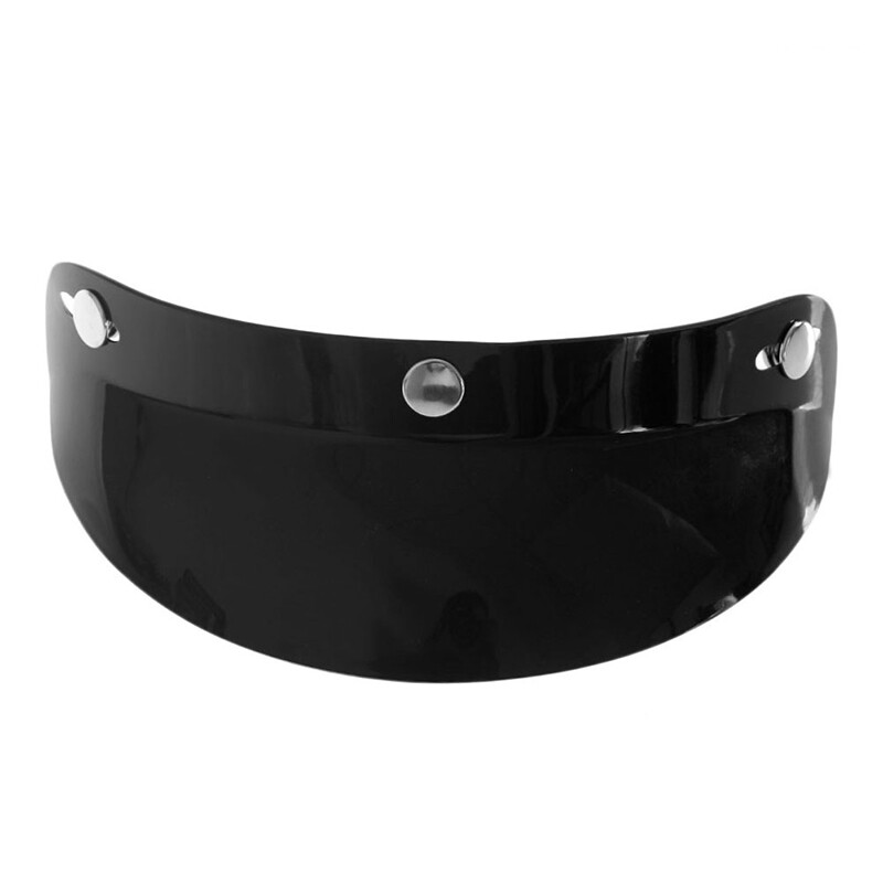 Hot Universal 3 Visor Face Shield Lens For Motorcycle Helmets Open Face