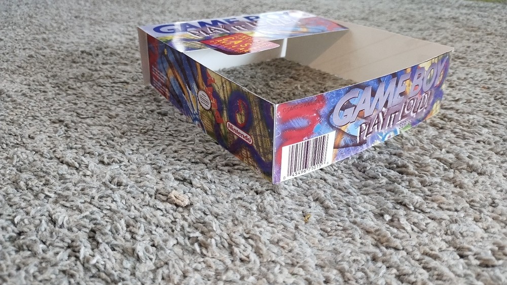 Reprinted Gameboy Play It Loud Insert For Case